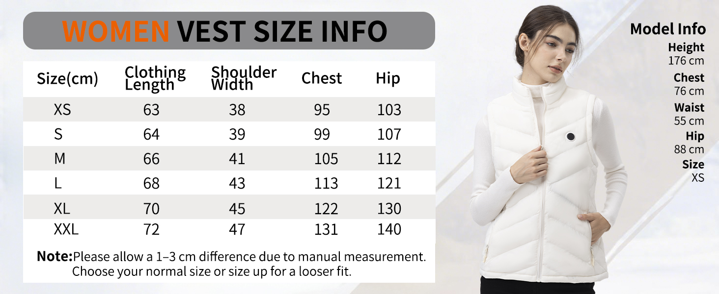 Електрична гріюча жилетка для жінок з акумулятором, легка, з USB-підключенням та кишенями, тепла, Slim Fit, для риболовлі, активного відпочинку, полювання, білого кольору, розмір M
