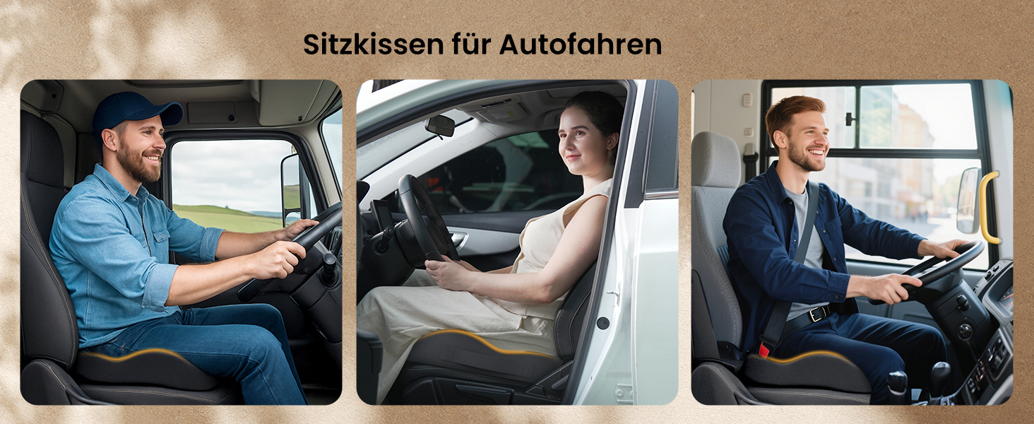 Крісло-подушка ProtoArc для офіса та авто, X-Large, з пам'яті ефектом, чорний, ергономічна підтримка спини