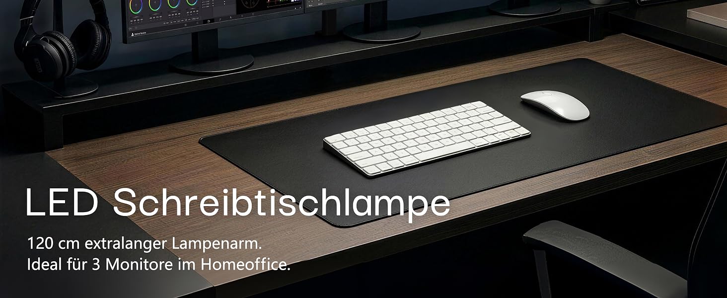 Світлодіодна настільна лампа для столу RGB, 120 см, з пультом дистанційного керування
