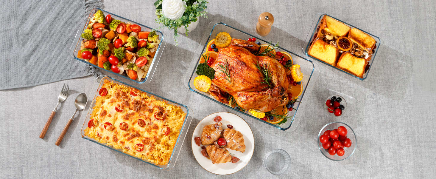 Форма для запікання NUTRIUPS, скло, 20x15x6 см, об'єм 1.4 л - прямокутна, для лазаньї