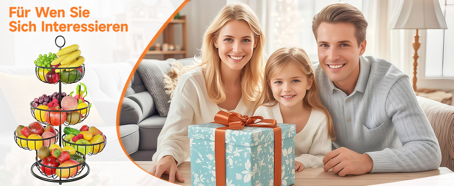 PouHenier 5-ярусна металева етажерка для фруктів та овочів, чорна, для кухні