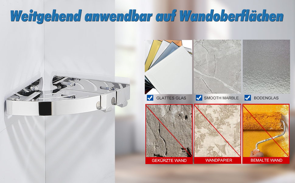 Підставка для душу без свердління, полиця для душу з нержавіючої сталі, кутовий органайзер для ванної кімнати, 2 шт, срібло