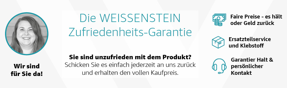 WEISSENSTEIN Badablage without Drilling from Stainless Steel - Self-adhesive Shelf for the Bathroom - 14 x 9.5 x 5 cm