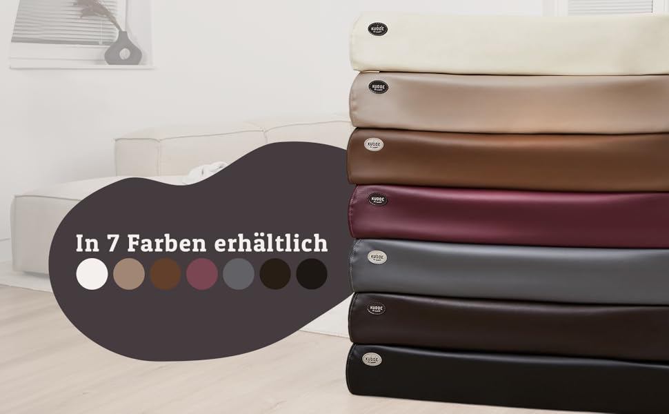 Ортопедичне ліжко для собак SABRO KUDDE Martin Rütter – Штучне шкіряне, миється, водовідштовхувальне, ергономічне, преміум аксесуар для маленьких собак, кремовий колір