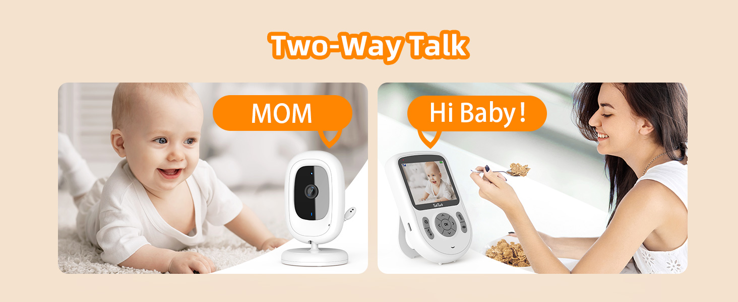 Дитячий відеоняня TakTark з камерою, 2.8