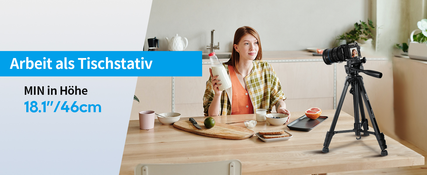 Штатив для камери SIRUI 154 см, алюмінієвий трипод з кріпленням для телефону, максимальне навантаження 5 кг