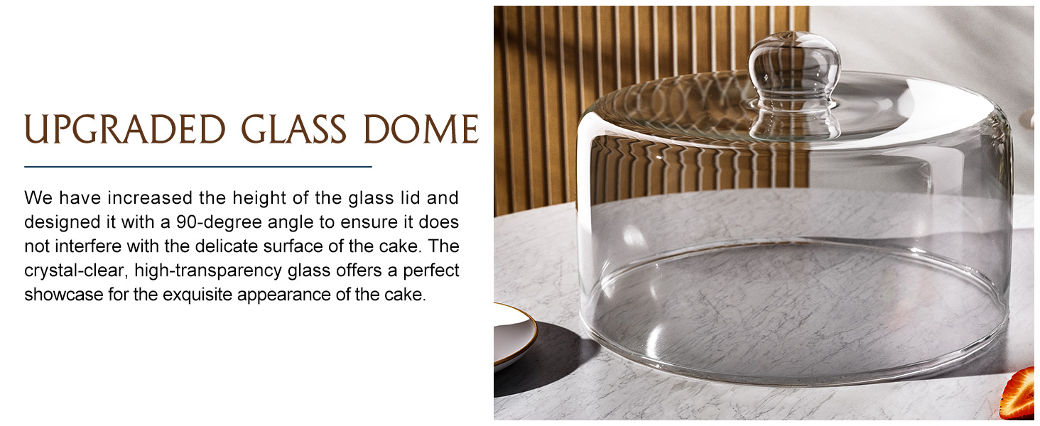 Дерев'яна тортівниця Tel Charme з кришкою, 30 см, поворотна, для випічки та декорування