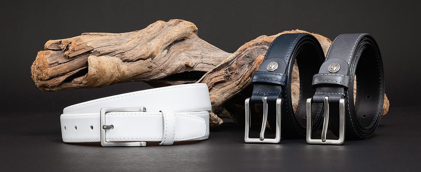 Чоловічий шкіряний ремінь Lindenmann, 30 мм, чорний, довжина 110 см