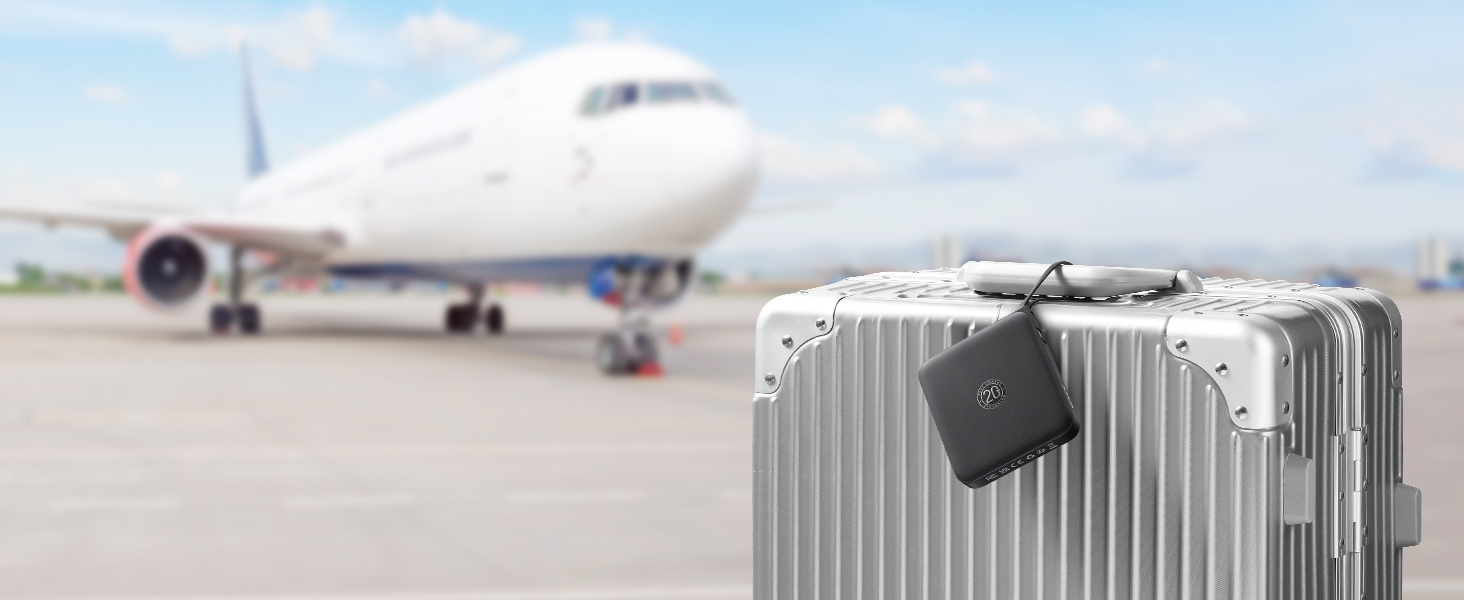 Power Bank VRURC 10000mAh з кабелем: компактний павербанк USB-C, швидка зарядка 22.5W, LED-дисплей, сумісний з iPhone, Huawei (зелений, чорний)