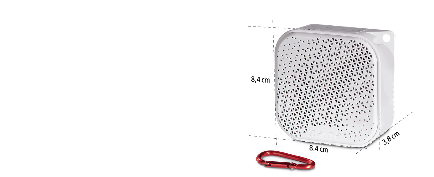 Hama Набір 2-в-1 Bluetooth колонок 3.0, водонепроникні 30W (білі). Портативні, плавучі, TWS, IP67, до 10 годин роботи