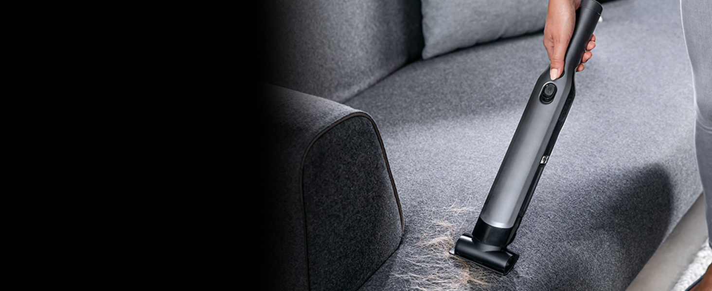 Shark WandVac 2.0 Бездротовий міні-пилосос, сірий, WV270EU - потужний, легкий, з насадкою для щілин та універсальною насадкою, час роботи 8 хвилин