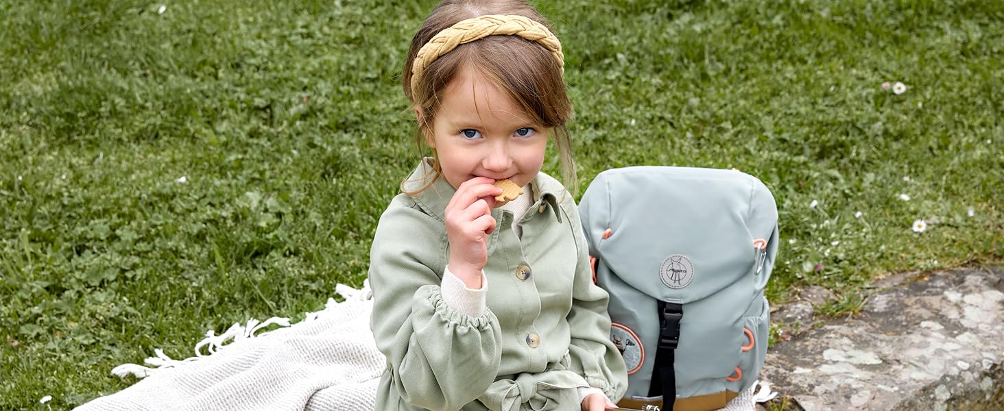 Дитячий рюкзак LÄSSIG для садка та прогулянок - від 3 років, 9 літрів, колір горіх