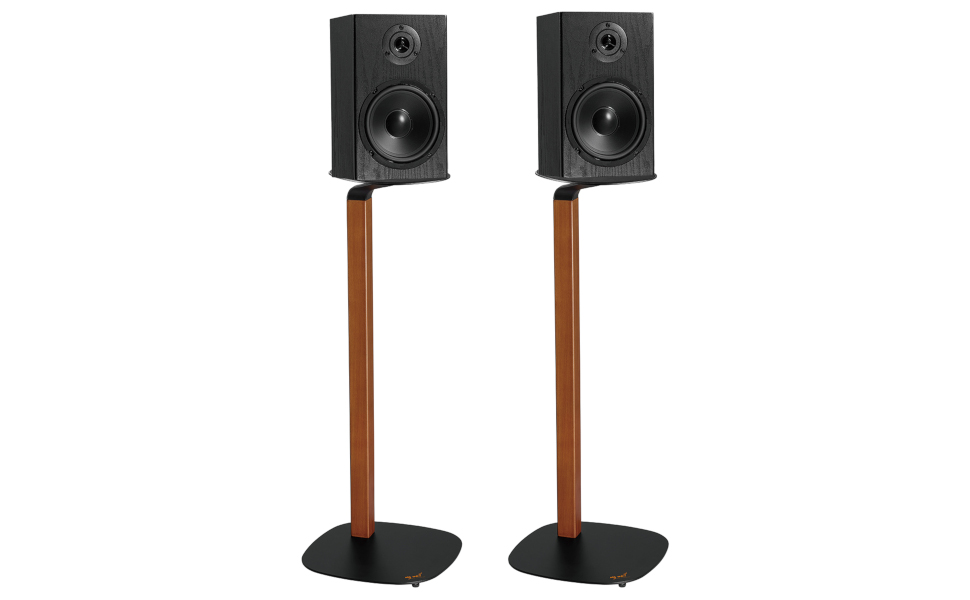Стійки для акустичних систем my wall HS20L (комплект 2 шт.), висота 78,1 см, витримують до 10 кг, зі спіками та гумовими накладками для килимів та твердих підлог