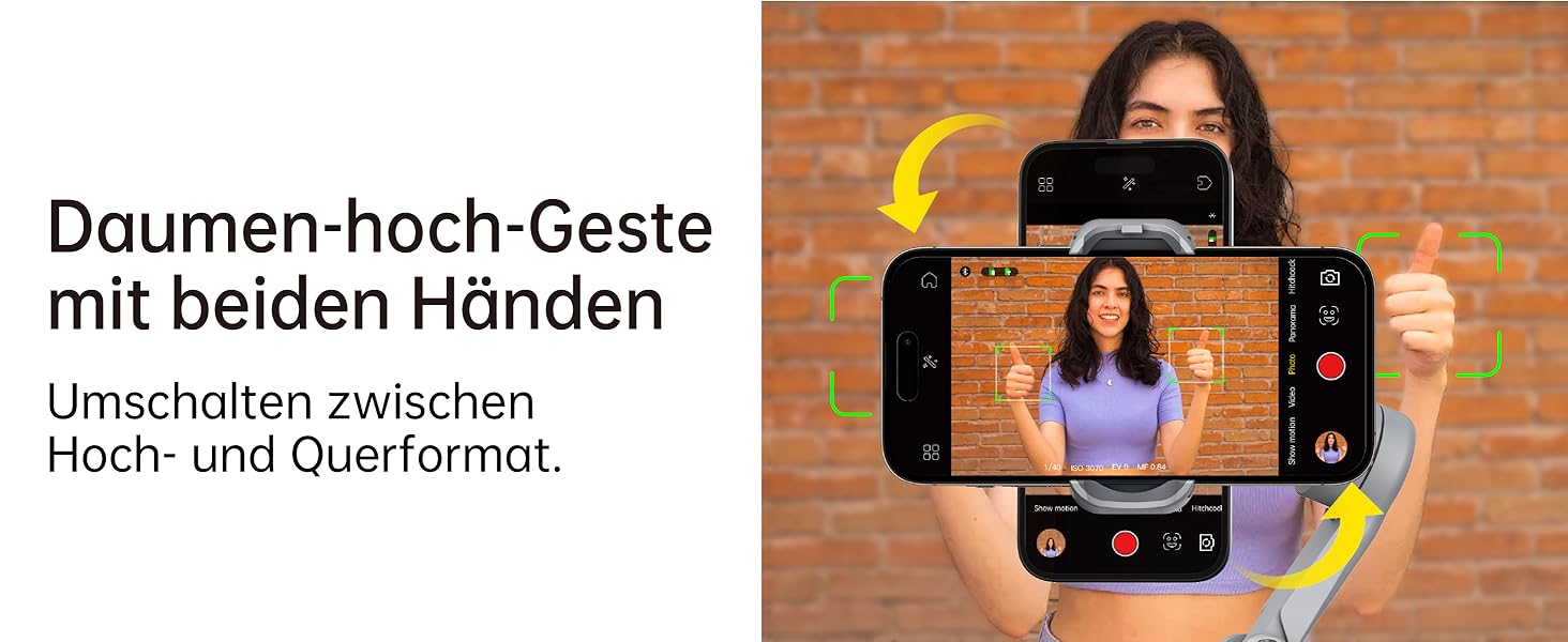 Стабілізатор для смартфона AOCHUAN Smart X Pro (3-осьовий, з RGB-підсвічуванням, для iPhone/Android)