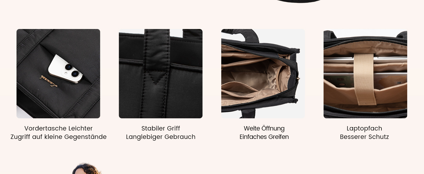 Сумка для ноутбука LOVEVOOK 15.6 дюймів, велика містка сумка-шоппер для роботи, навчання та подорожей, жіноча, хакі