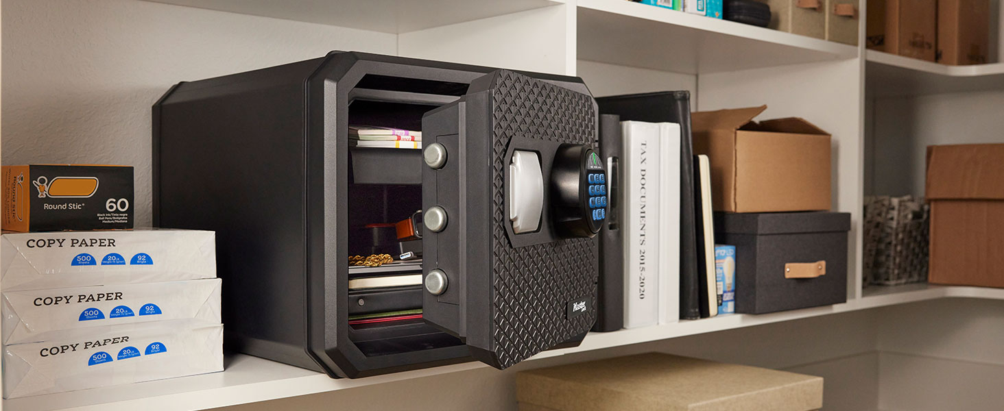 Master Lock – вогнестійкий сейф з цифровим замком, 23L, 417x348x478 мм, для дому та офісу