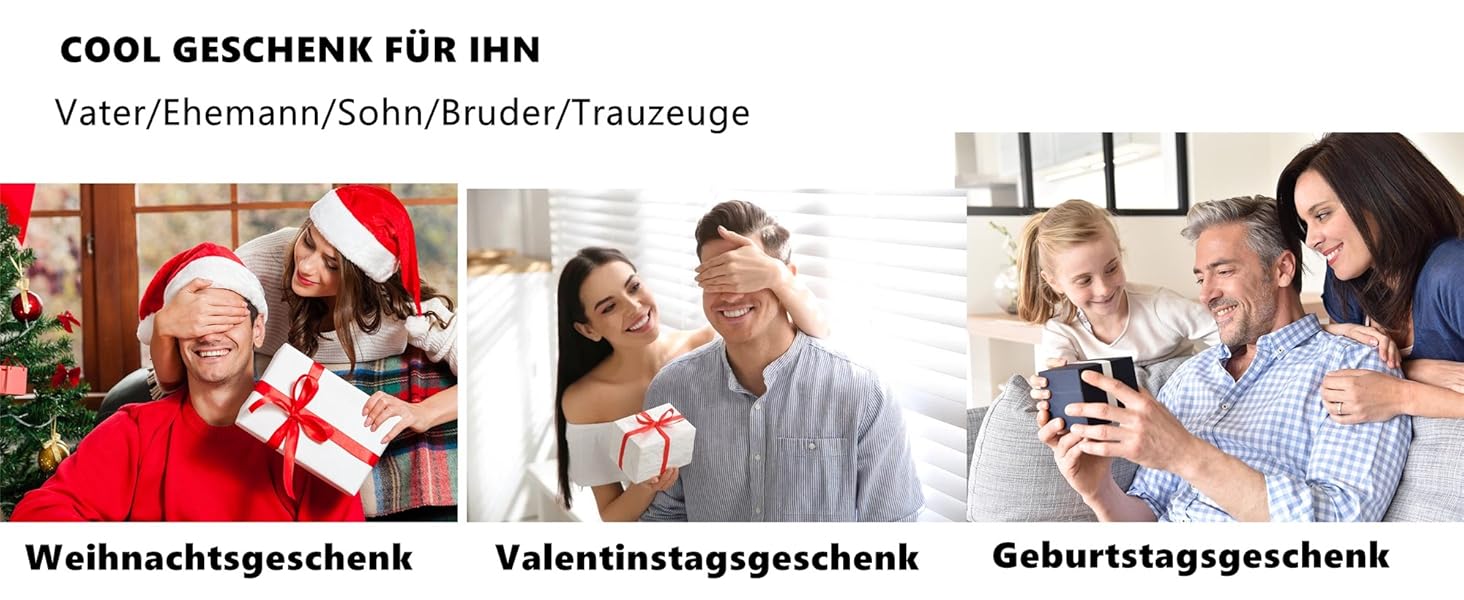 Чоловічі браслети XIANNVXI: набір з двох браслетів з нержавіючої сталі (срібло, золото, чорний). Браслети-панцер для чоловіків, 8 мм, довжина 19/21/23 см. Чудовий подарунок для чоловіків.