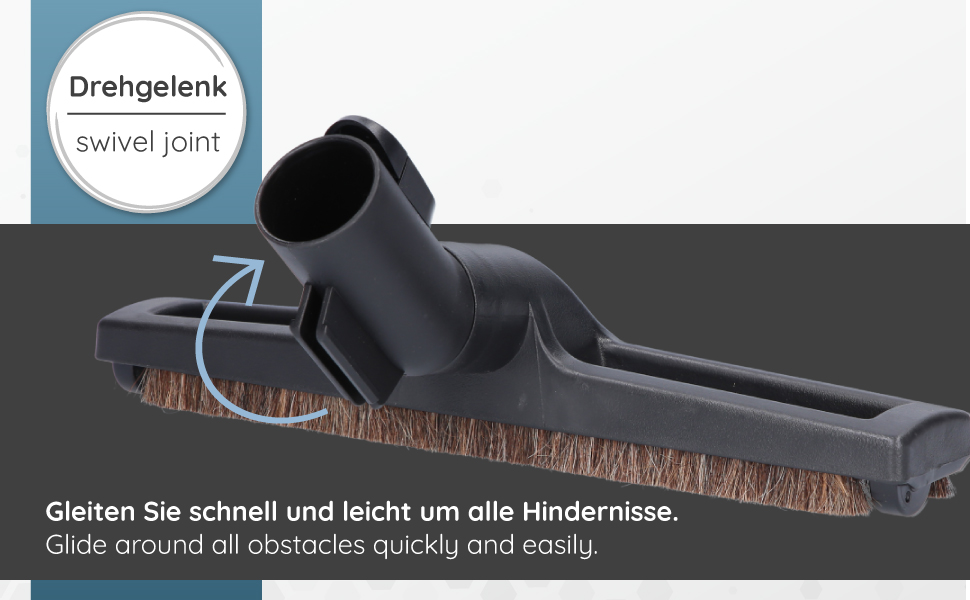 Набір фільтрів McFilter для пилососів Miele з діаметром шланга 32/35 мм (12 шт.) з насадкою для паркету, щіткою для килимів, щіткою для щілин та адаптером