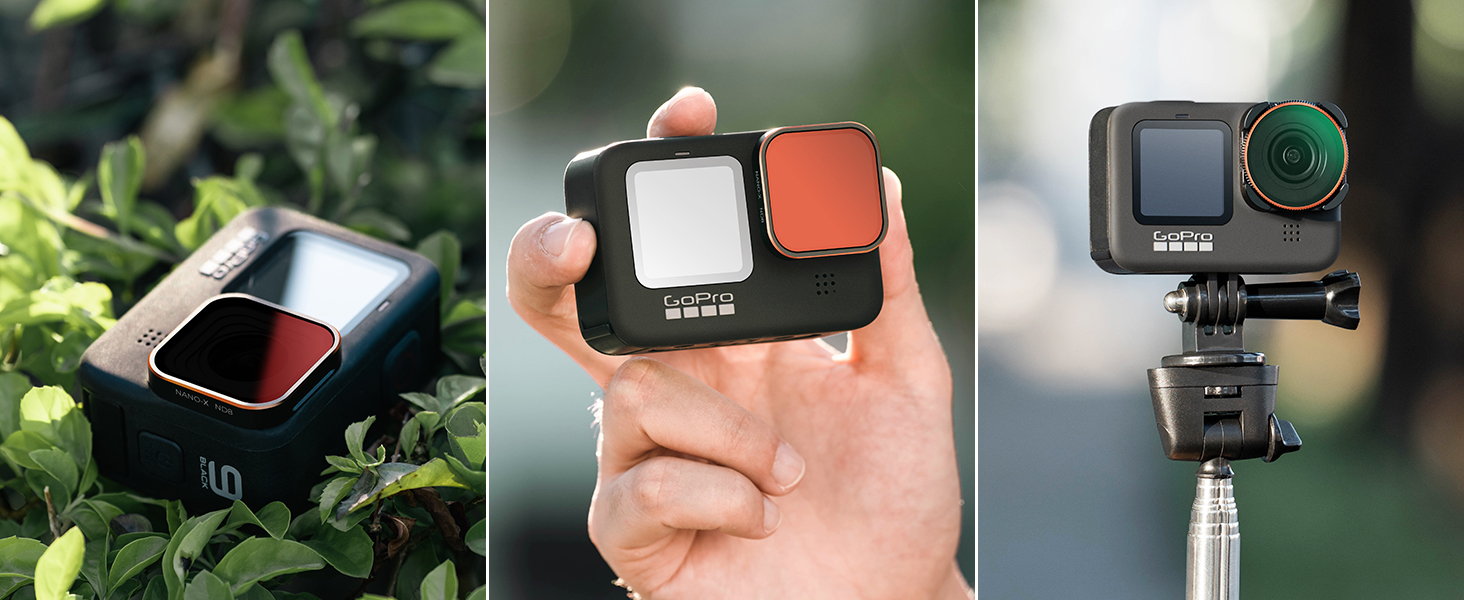 Набір фільтрів K&F Concept ND/CPL для GoPro Hero 13/12/11/10/9 Black (6 шт.)