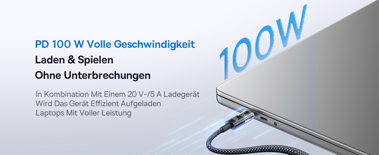 Кабель Baseus 100W USB-C - USB-C 2м з LED-дисплеєм, підтримка PD, QC 4.0 для iPhone, Samsung, MacBook, iPad Pro