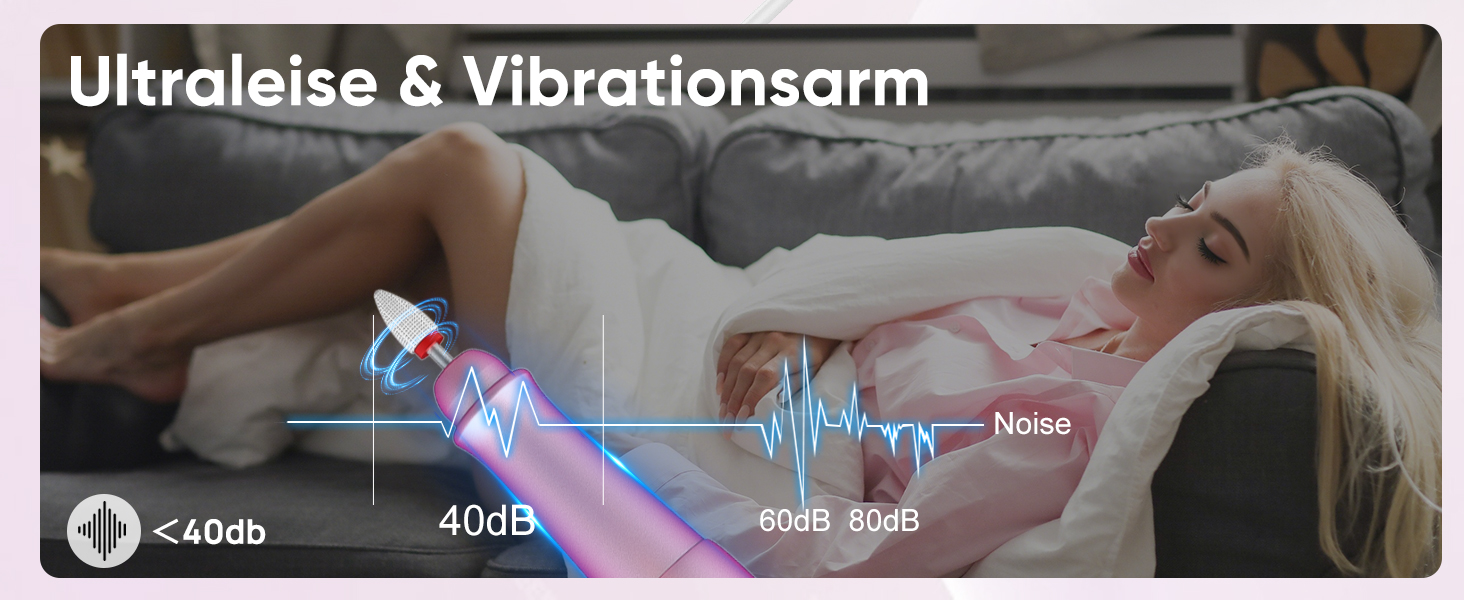 Електричний фрезер для нігтів Nagelfräser Kabellos 13 в 1: 5 швидкостей, 25000 об/хв, USB, для гель-манікюру