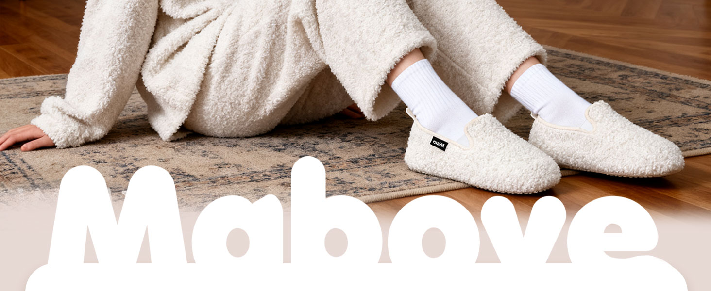 Тапочки жіночі зимові теплі з піною Memory Foam та антиковзною підошвою, 38/39 EU, білі