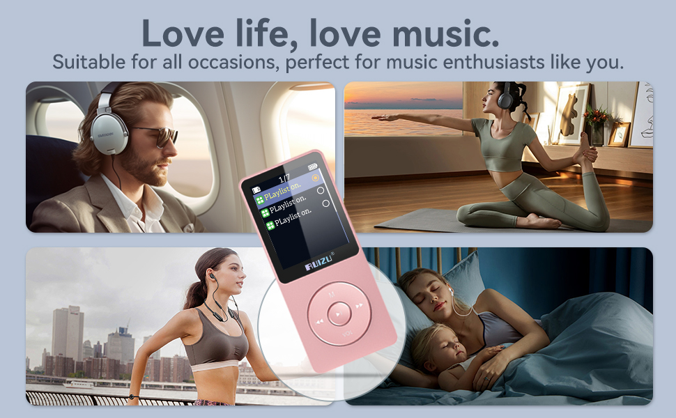 MP3 плеєр RUIZU 32GB з Bluetooth 5.3, екраном 1.8