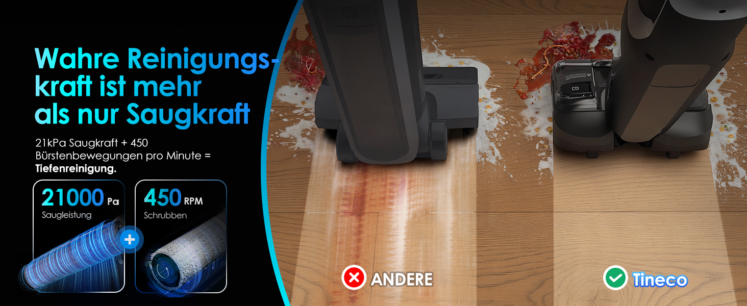 Вертикальний миючий пилосос Tineco Floor ONE S7 Stretch Ultra з функцією FlashDry та системою DualBlock
