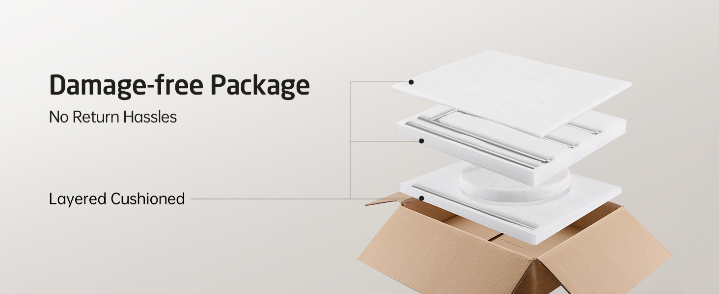 Підставка для рушників KES Gold, настільна, з нержавіючої сталі 18/8, з мамарморовою основою, 3-х ярусна, BTH219-BZ