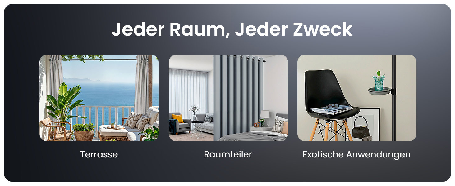 Штанга для душу без свердління 160-210 см, срібна, Ø 25 мм, телескопічна. Підходить для ванної, душу та перегородки. Штанга з нержавіючої сталі