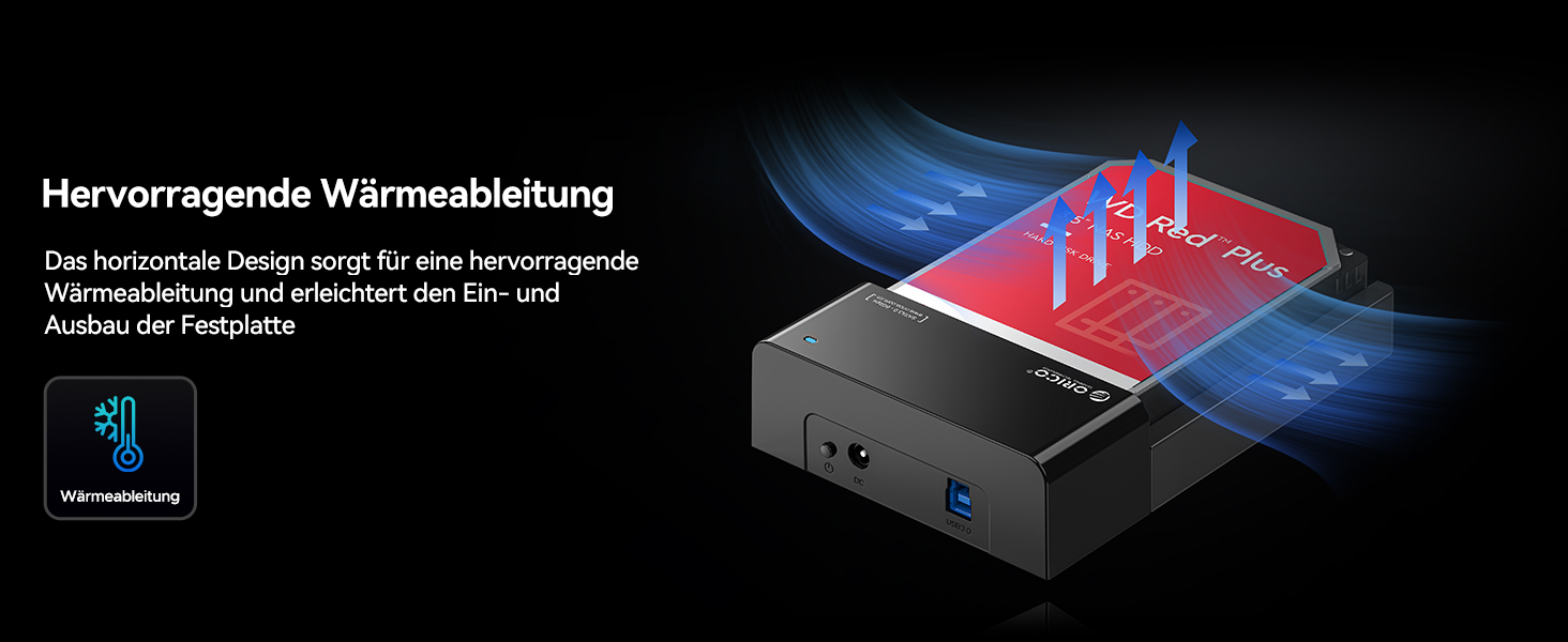 Зовнішня док-станція ORICO USB 3.0 SATA для HDD/SSD 2.5