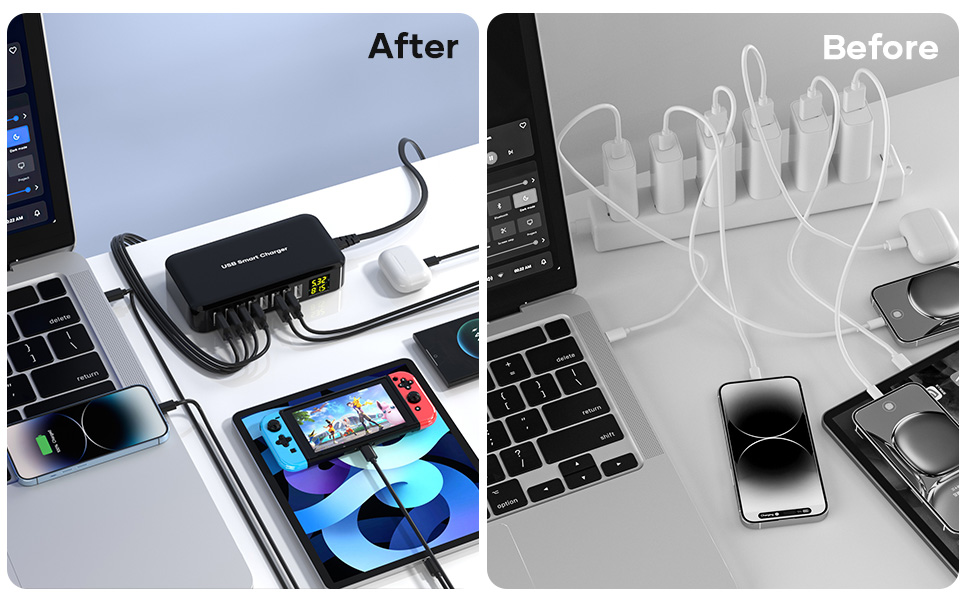 Бездротовий зарядний пристрій MagSafe, складаний, швидка зарядка, сумісний з iPhone 17/16/15/14/13/12, AirPods 3/2/Pro 2/Pro (Маджента)