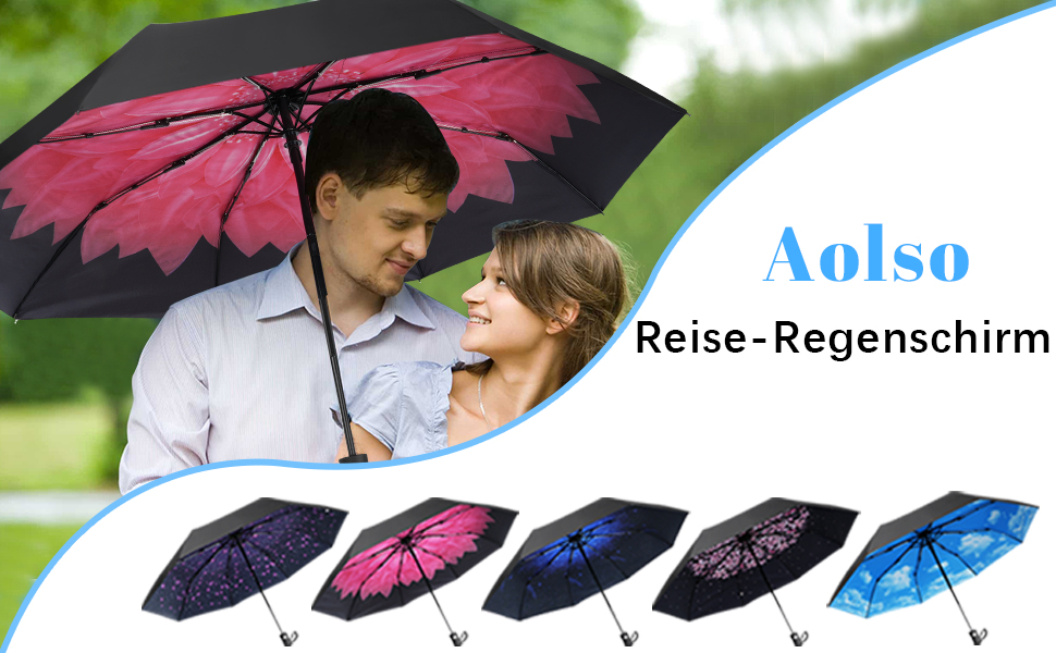 Дощовий парасолька туристична, 8 спиць, вітростійка, автоматична, для чоловіків та жінок, фіолетовий