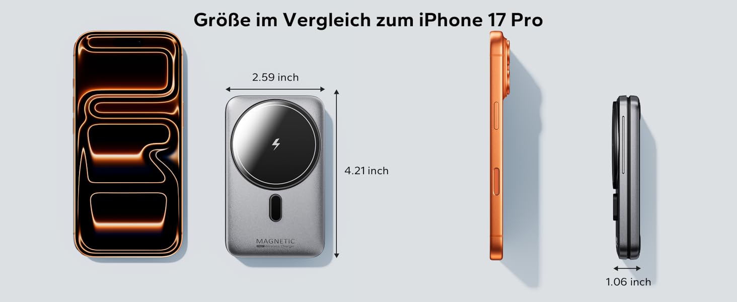 KPON Станція зарядки MagSafe для Apple Watch та iPhone, 3 в 1. Швидка зарядка для iPhone 12-17, Apple Watch 11-2, AirPods. Підходить для подорожей та офісу. В комплекті адаптер 20W.