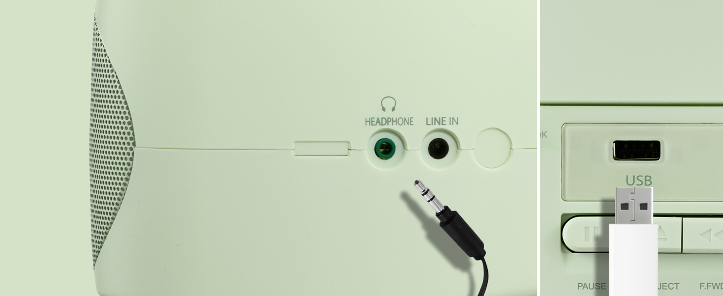 MEDION DRX-1 Plus Boombox: радіо DAB+, Bluetooth, CD-плеєр, MP3, касетний магнітофон, AUX, зелений