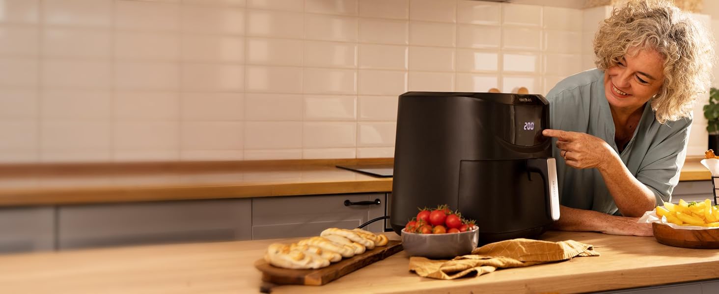 Фритюрниця Cecotec Cecofry Absolute 7600 7.6л, 2000 Вт, Цифрова, PerfectCook, Чорна