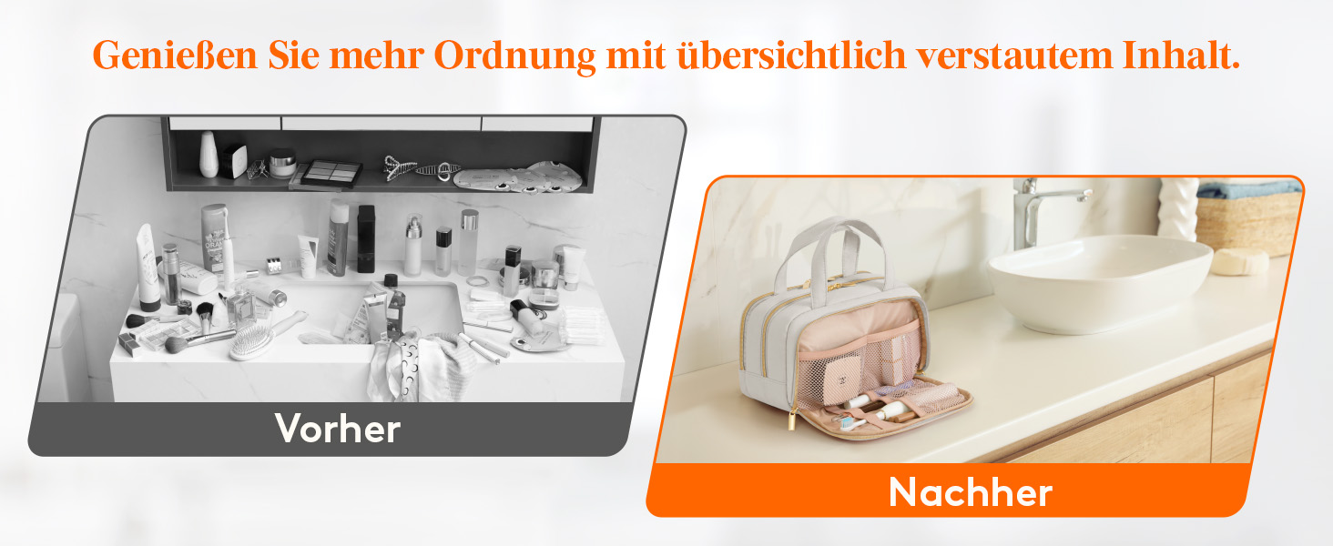 Валіза-органайзер для косметики Lifewit 5L, сірий, водовідштовхувальний, з відділенням для мокрого одягу