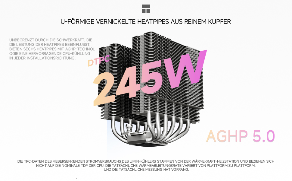Кулер для процесора Thermalright Peerless Assassin 120 Digital Black, з цифровим дисплеєм, 6 тепловими трубками, ARGB, для AM4/AM5, Intel LGA1700/1851/1200/115x, чорний