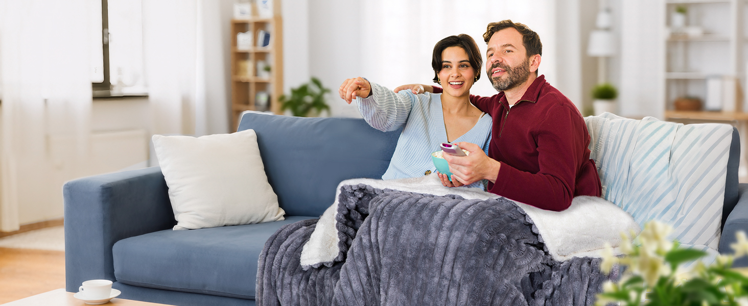 Електрична ковдра Nalome з автовимкненням 160*130 см, 9 температурних режимів, таймер 12 годин, захист від перегріву, пральна машина, фланцель, сіра