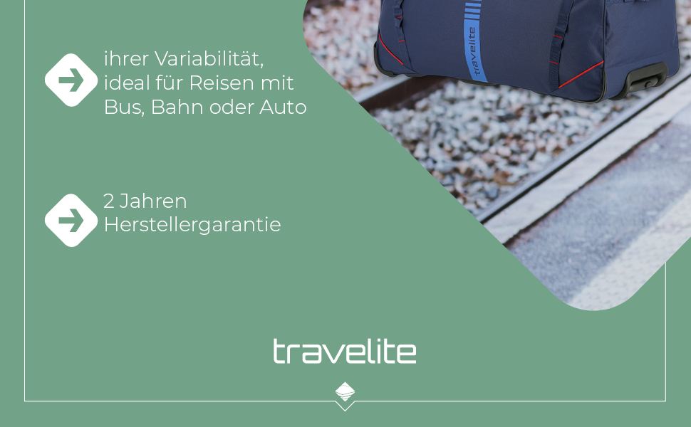 Валіза на колесах travelite Basics Active 86 л, спортивна сумка 71 см, сучасний дизайн
