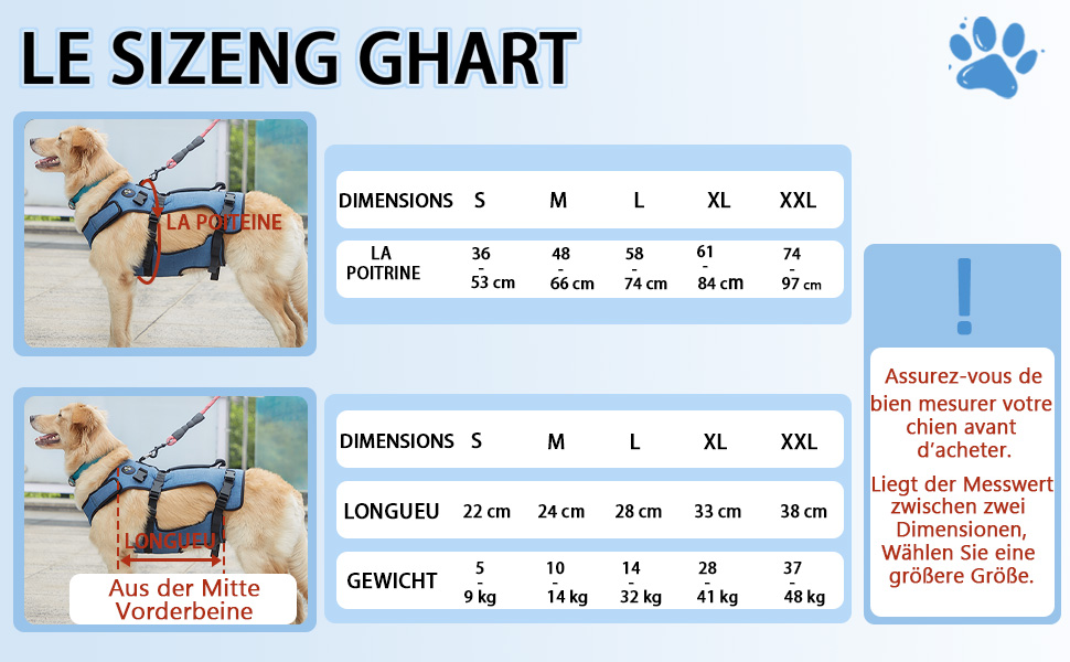 Підтримка для собак COODEO - дихаючий реабілітаційний пояс для літніх собак з проблемами суглобів, артритом або паралічем, повна підтримка тіла з регульованими ручками (Блакитний, L)