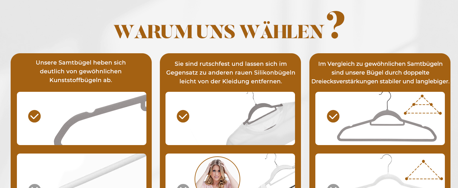 Набір вешалок для одягу HOUSE DAY, 30 шт., велюрові, преміум-якість, обертаються на 360°, сірі