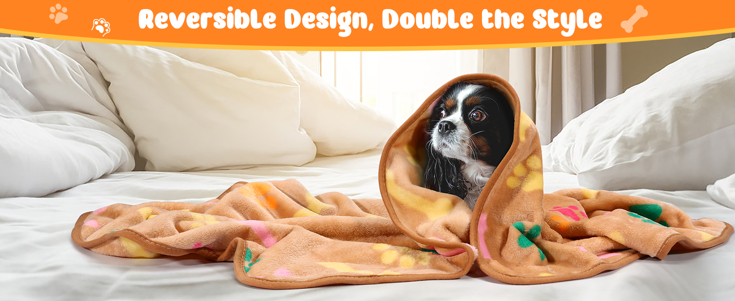 3 штуки флісові підстилки для собак - миючі, ідеальні для диванів та ліжок, підстилка для маленьких та середніх собак, котів, цуценят, захист дивану, (різні кольори, 104x76 см)