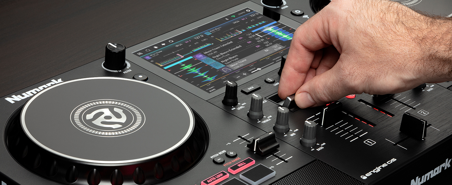 DJ-контролер Numark Mixstream Pro+ з розділенням STEM, 2 деки, Wi-Fi, 7