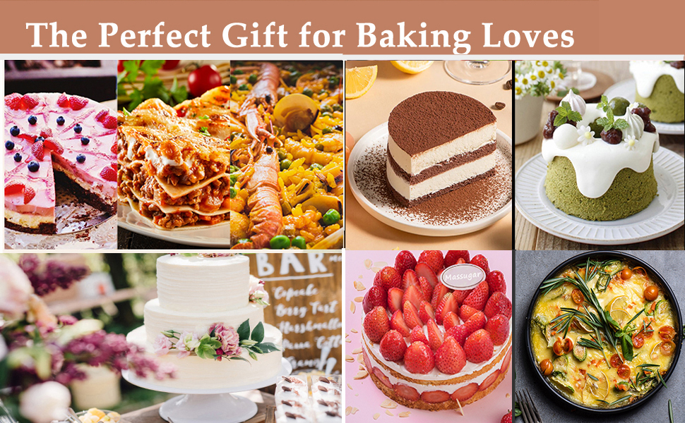 Набір форм для випічки Springform Set Eozfly, антипригарне покриття, BPA-Free, знімний дно, 20/22/24 см