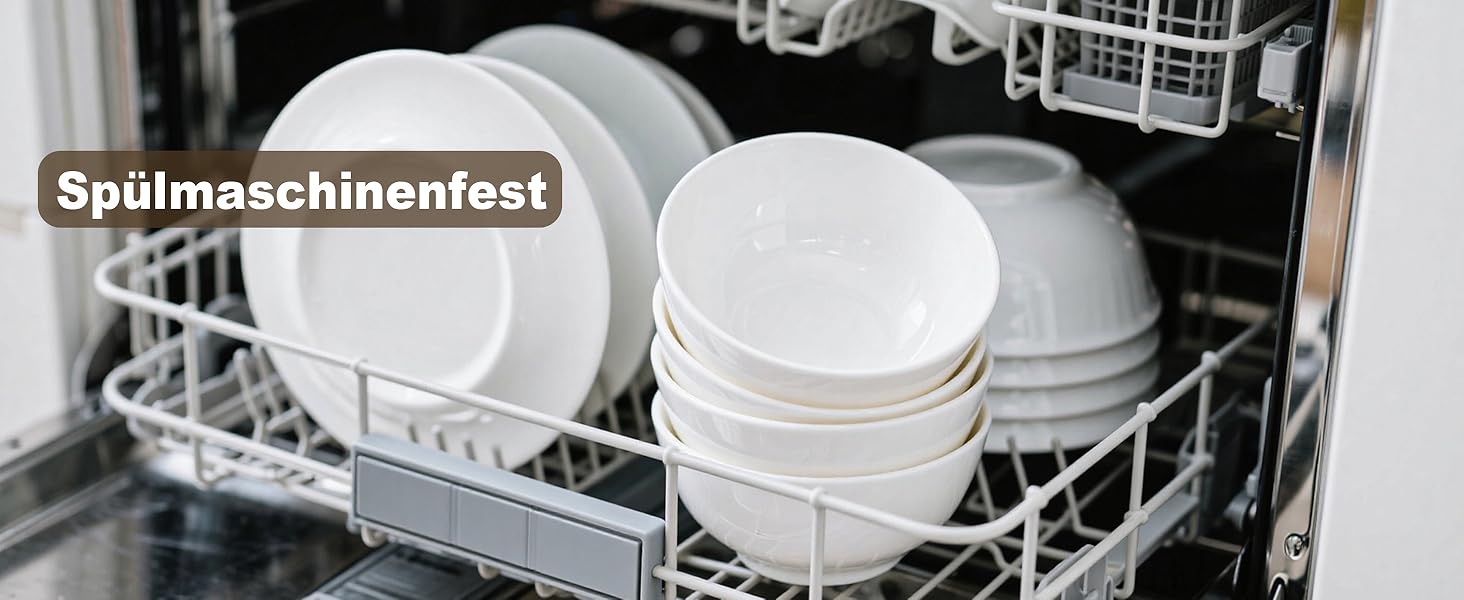 Набір посуду 12 шт. – 36 предметів, міцний, легкий, з мисками для каші 26 oz, десертними та обідніми тарілками 10,5 дюймів, придатний для миття в посудомийній машині, багаторазовий, подарунок для дому, для щоденного використання, посуд білий