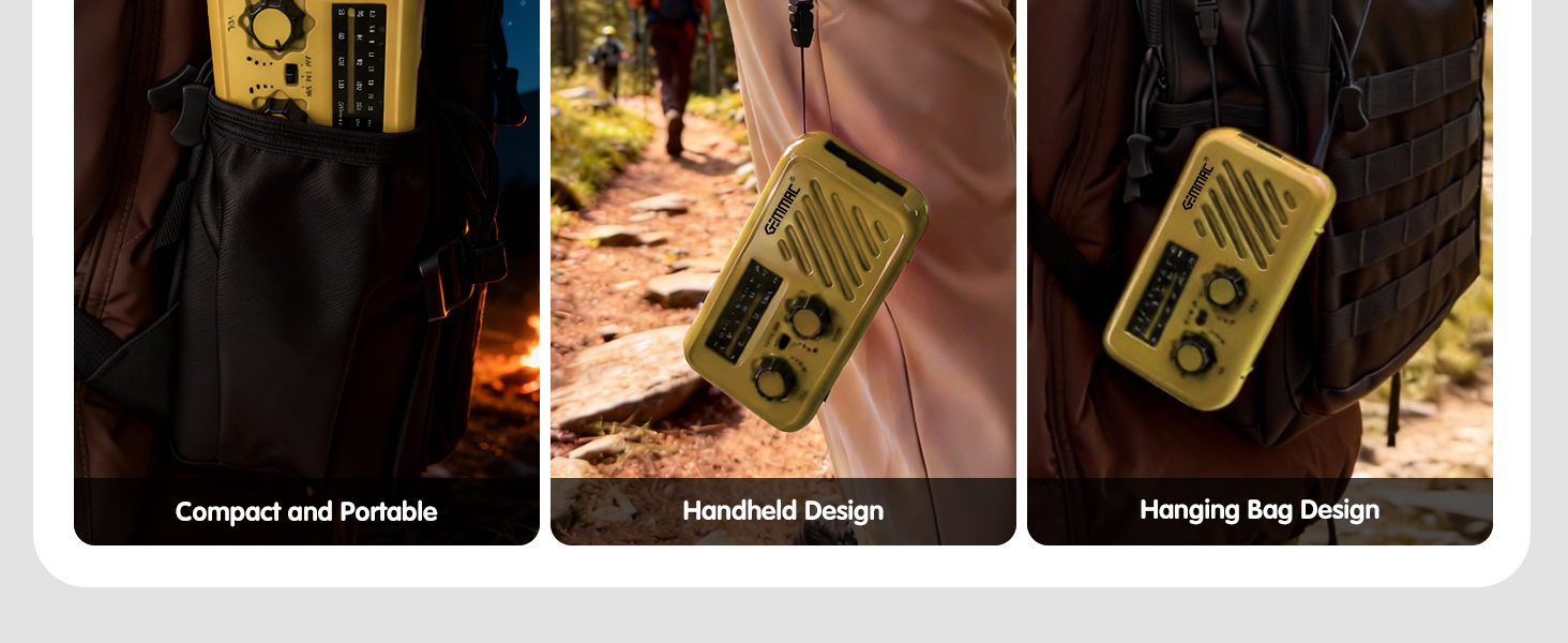 Радіоприймач Kurbelradio з підключенням навушників, AM/FM/SW, сонячне аварійне радіо, акумулятор 2000mAh, Power Bank, радіо на батарейках, будівельне радіо з приймачем світу, SOS ліхтарик для аварійного спорядження (297-Khaki)