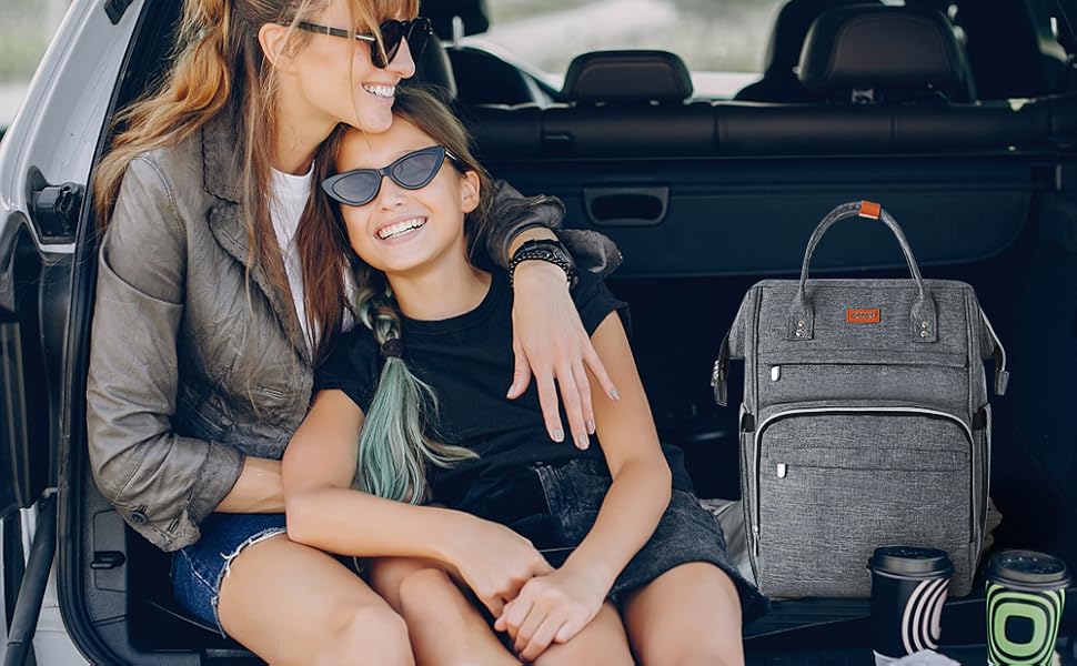 Жіночий рюкзак для школи та подорожей з відділенням для ноутбука 15.6