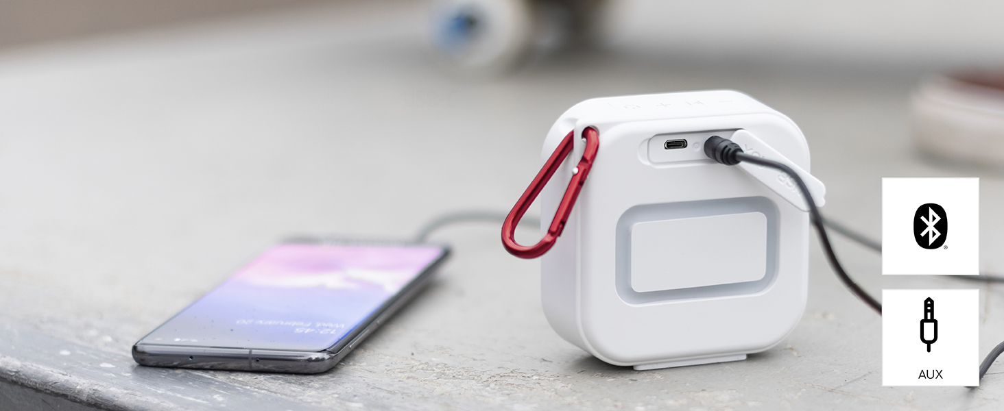 Hama Набір 2-в-1 Bluetooth колонок 3.0, водонепроникні 30W (білі). Портативні, плавучі, TWS, IP67, до 10 годин роботи