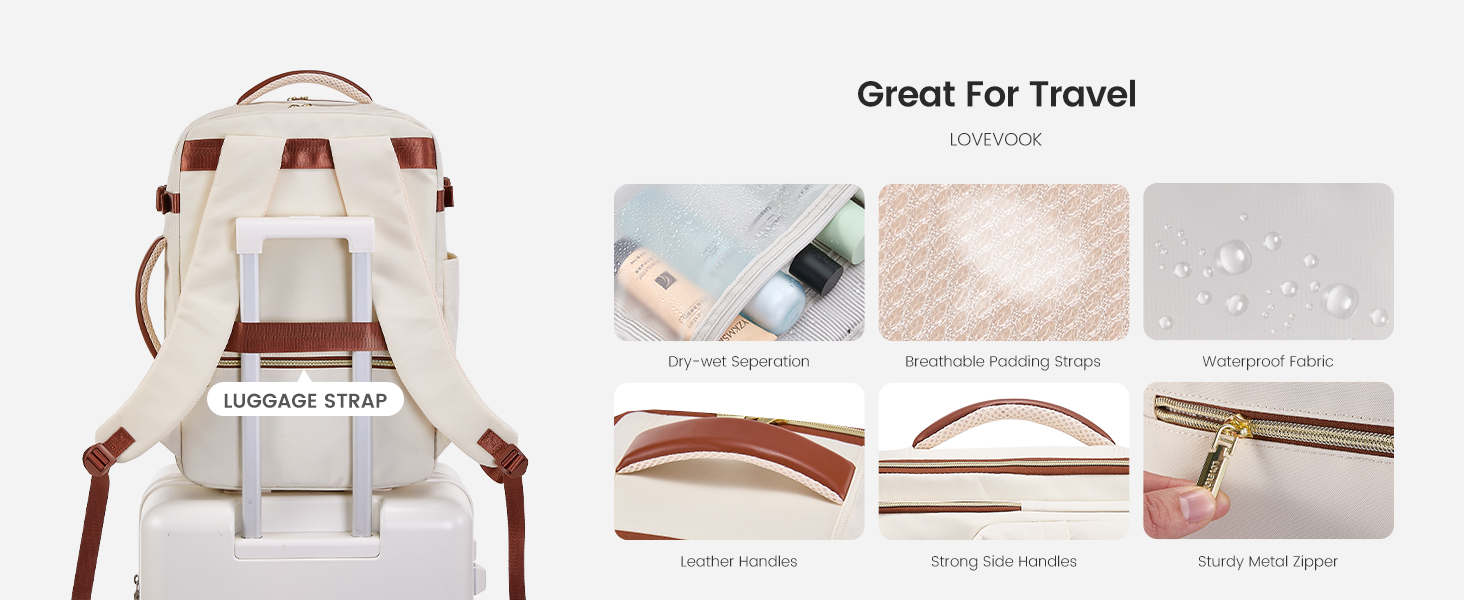 Рюкзак для ручної поклажі OVEVOOK: 40 л, для ноутбука 17.3